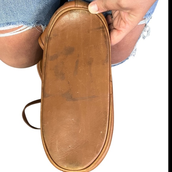 Vintage 90's Coach Fletcher Brown Leather Bag - Picture 3 of 6